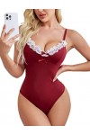 Avidlove Ensemble de costume de femme sexy pour femme - Taille plus - Lingerie cosplay et tablier avec collier