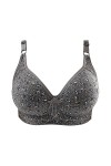 PowerFul-LOT Brassière Dentelle Femme Brassière sans Armature sans Couture Soutien-Gorge de Sport Sports Bra Boucle Latérale 