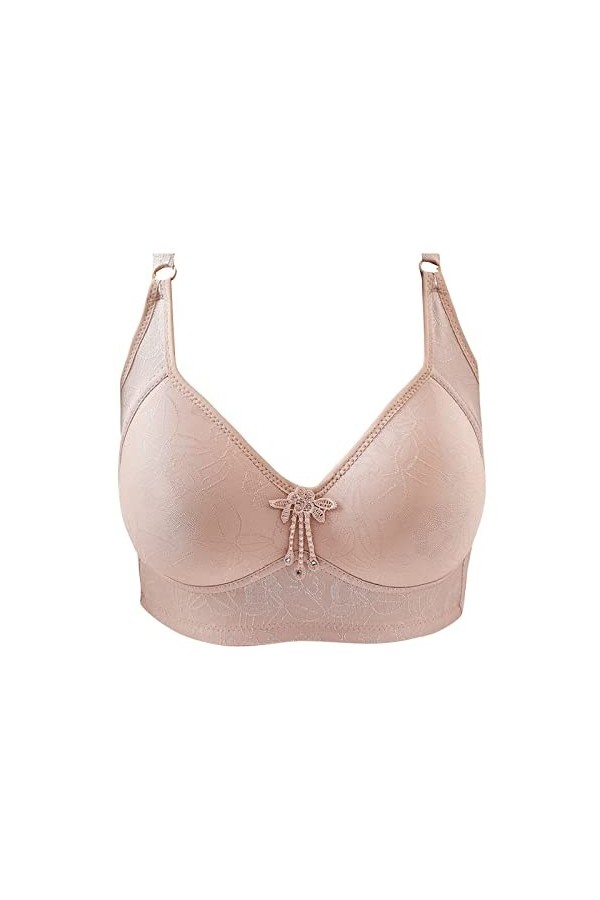 PowerFul-LOT Brassière Dentelle Femme Brassière sans Armature sans Couture Soutien-Gorge de Sport Sports Bra Boucle Latérale 