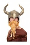 Viking Helmet, Gold, with Beard