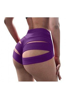 WEITING Culotte Sexy String Taille Haute pour Femme G-String Culotte Découpée pour Femme Culotte Lingerie Short-Rouge,L