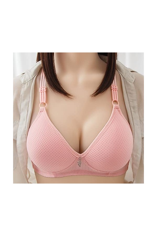 PowerFul-LOT Brassière Dentelle Femme Brassière sans Armature sans Couture Soutien-Gorge de Sport Sports Bra Boucle Latérale 