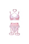 Lingerie Femme Sexy Ensemble Homme Sexy Hot y2*k Femmes Sexy Cosplay Lingerie Ensemble Dentelle Tenue Soutien-Gorge Et Culott