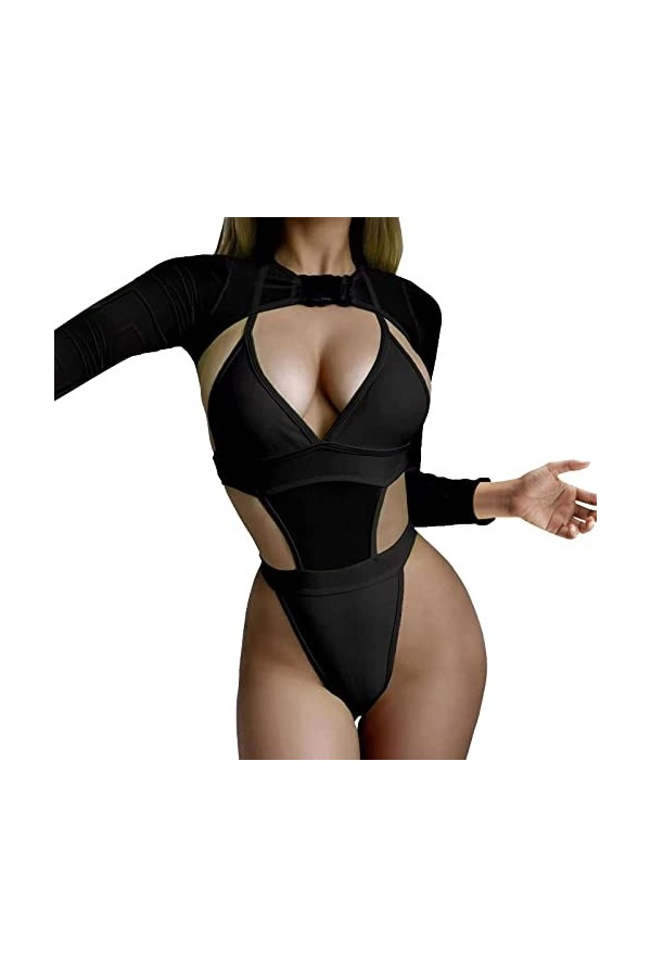 Viunychn Sey Lingerie Femme Sous-vêtements sexy pour femme, lingerie sexy pour le sexe Femme Catsuit Ouvert Sexy Robe Sexy Ér