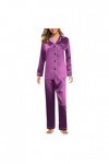 TWIOIOVE Lingerie ludique - Vêtements de nuit - Ensemble pyjama - Lingerie sexy - Cosplay, lilas, M