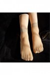 Pied de Mannequin en Silicone, Pieds en Gel de Silice Mannequins Réplique Modèle de Pied, avec Toucher Réaliste et Vision Rée