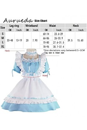 Maid Dress Femme Cosplay Anime Outfit French Maid Halloween Costume Including Dress Headwear Apron Anneau de Manchette Anneau