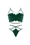Femme Ensemble Soutien Gorge et String Dentelle sous-Vetements Erotique Vêtements De Nuit Sexy Lingerie Sexy Ensemble 2 Pièce