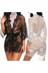 SHANHE Sexy Femmes Lingerie Dentelle Robe de Nuit vêtements de Nuit Chemise de Nuit Pansement Profond V G-String Sexy Sommeil