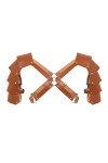 Harnais en cuir synthétique pour homme - Ceinture de poitrine - Armures dépaule - Mascarade - Cosplay - Accessoire de déguis