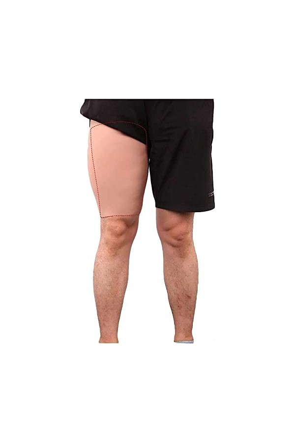 Générique Pied en Silicone, rehausseur de Cuisse en Silicone, Fausse Jambe Riche et réaliste pour la Jambe, Aspect et Sensati