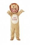 Smiffys Dear Zoo 51576T2 Costume de lion de luxe sous licence officielle, unisexe pour enfant, marron et orange, 3-4 ans