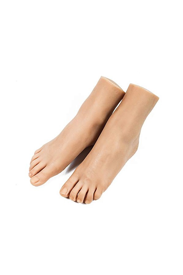 WRQ Silicone Pieds Modèle, Dernier Modèle Beau Matériel Pied 36A TPE, Restaure La Texture Visuelle Et Réaliste Pied Beauté Fé
