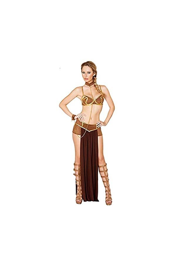Beautyplay Costume Sexy Princesse Leia Slave Mlle Manners Uniforme
