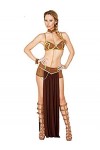 Beautyplay Costume Sexy Princesse Leia Slave Mlle Manners Uniforme