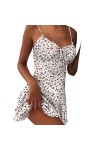 Nouvelles Femmes Dames Sexy décontracté sans Manches Robe imprimée été fête Shopping Usage Quotidien Mini Robe Robe dété Bla