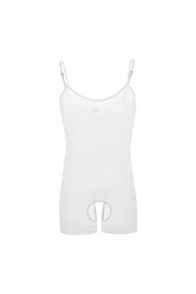 PIYAX Sexy Hommes Body Hommes Lingerie Voir À Travers Bretelles Bodys Homme Érotique De Nuit Sissy Body Shaper