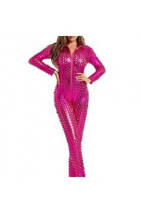 UOWEG Vêtements de Jeu de boîte de Nuit en Cuir laqué Sexy pour Femmes Vêtements érotiques Lingerie Sexy Transsexuel Hot Pin