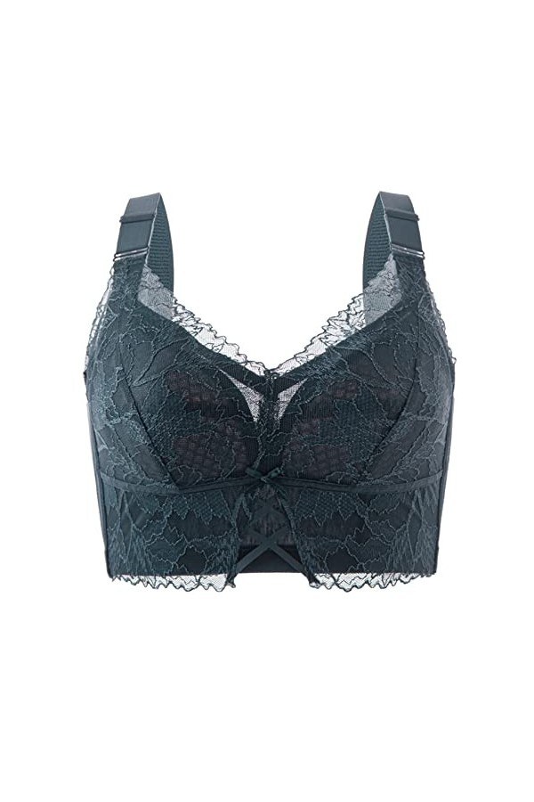 UOWEG sous-vêtement Sexy en Dentelle froncée pour Femmes avec Bretelles de Soutien-Gorge sans Armatures Brassière Post Opér