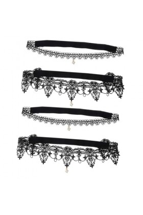 Abaodam 4 Pièces Jarretelles De Mariée Bande De Jambe De Mariage Bas De Mariée Jarretières en Dentelle pour Mariée Ceintures 