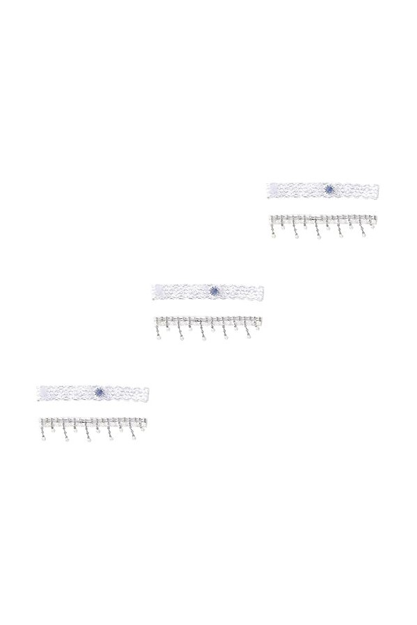 1 Paire De Perles Jarretière Dentelle Fleur Jarretière Souvenir Jarretière Extensible Jarretières De Mariage Porte-Jarretelle