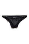 HYQPAI Slip Homme Sexy sous-vêtements Transparent Respirant Hip Briefs Bikini Pouch Enhancing Mince Strings Color:Blue,Size:X