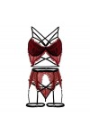 sous-Vetements Femme Dentelle Ensemble Soutien Gorge et String 2 Pièce Vêtements De Nuit Erotique Lingerie Sexy Ensemble Sexy