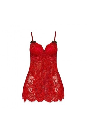 SHANHE Femmes Chemise de Nuit Dentelle Sexy Maille Lingerie Chemises de Nuit Sexe sous-vêtements vêtements de Nuit