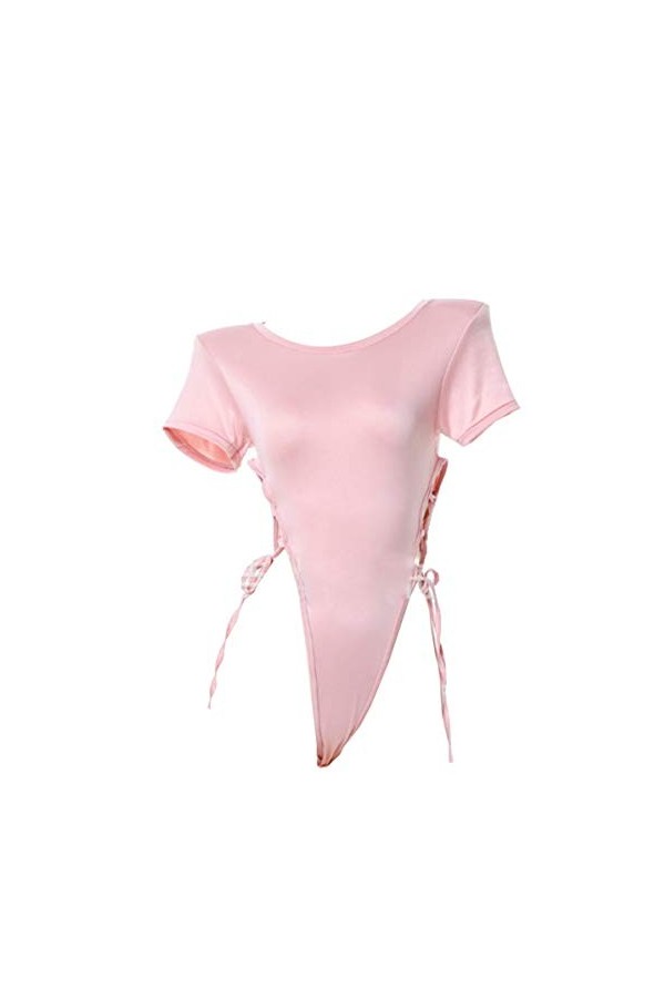 SINMIUANIME Sous-vêtements Lolita pour jeu de rôle avec combinaison et robe de poupée Bleu