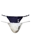 QiaTi Strings Sexy pour Hommes Jockstrap élastique G-String Briefs Mini Sumo Wrestling sous-vêtements