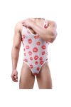 SKFLABOOF Moulant Mankini Homme Érotique Drole Costume Strip-Tease Jockstrap Coquin String Bite Deguisement Borat Slip Transp