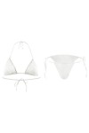 SKFLABOOF Sexy Hot Mankini Homme Bite Transparent Slip Strip-Tease Jockstrap Moulant Boxer Érotique Costume Sado-MASO Deguise