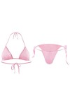 SKFLABOOF Sexy Hot Mankini Homme Bite Transparent Slip Strip-Tease Jockstrap Moulant Boxer Érotique Costume Sado-MASO Deguise