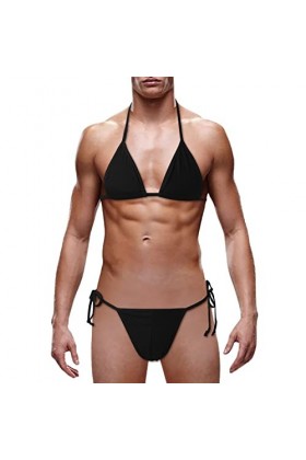 SKFLABOOF Bite Lingerie Gay Jockstrap Transparent Slip Noel Drole Moulant Mankini Coquin Costume Bonbon Deguisement Sexy Hot 