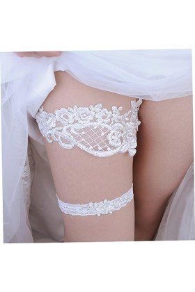 Abaodam 2 Paires De Jarretelles De Mariée Jarretières De Mariage Porte-Jarretelles De Mariage Jarretière De Mariée Jarretière