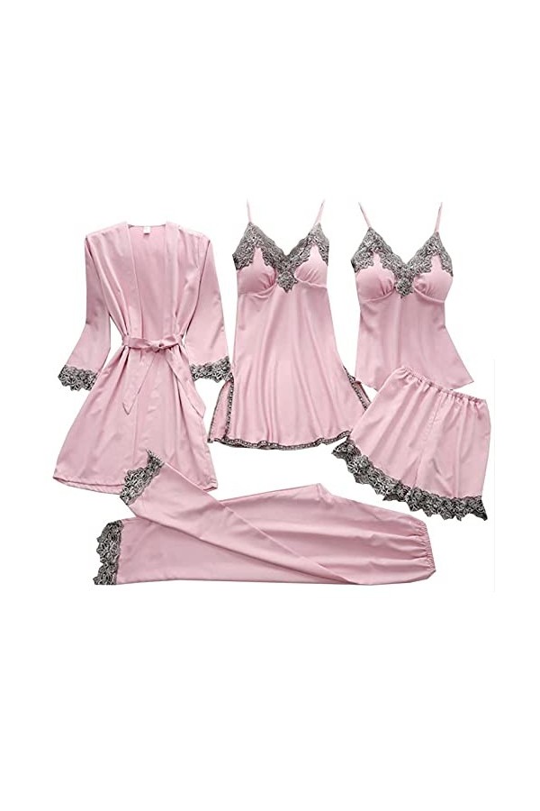 FGUUTYM Lot de 5 bodies sexy pour femme avec robe sexy, vert, XL