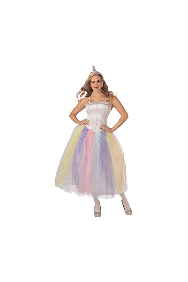 Rubies Costume de licorne pour femme - multicolore - Large