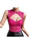 ULLIAN Ensemble Lingerie érotique Nouvelle Dentelle col Rond Dentelle Sexy Sauvage Dos Nu Hot Girl Out of The Street Essentia