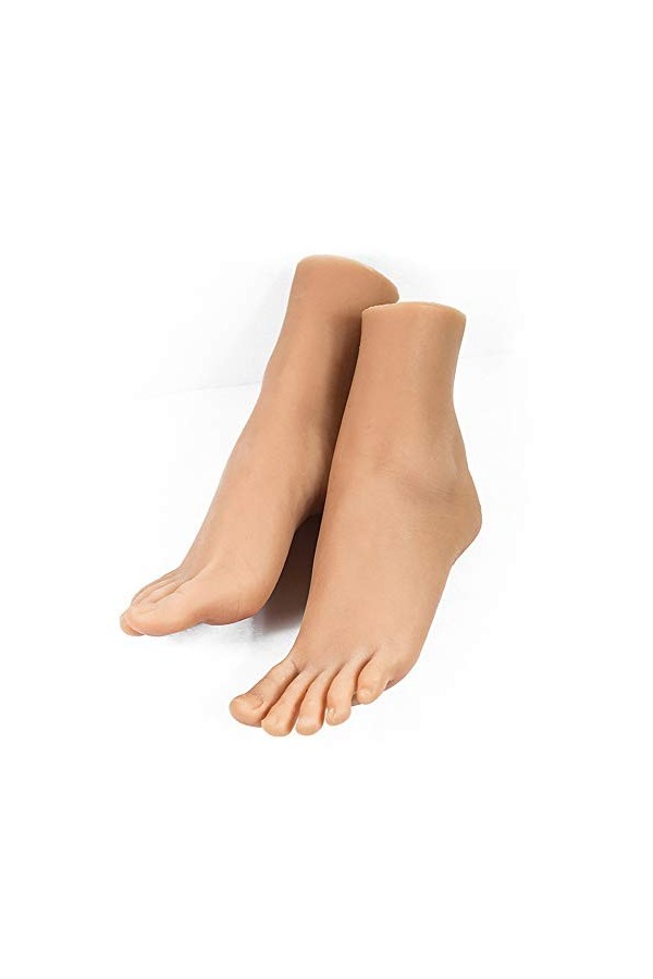 WRQ Silicone Pieds Modèle, Foot Fetishes Foot Toy-36A Fille Modèle Pied - Cheville Hobby - Pied Culture Modèle