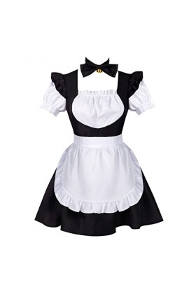 TWIOIOVE Costume de cosplay en fourrure pour tout le corps Coaplay Maids Doux Mignon Fille Maids Robe sexy Roronoa Zoro Cos