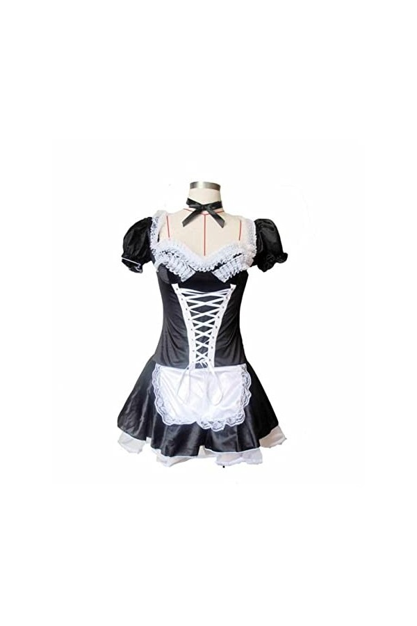 SHANHE Costume Sexy Femmes Rôle Pay Plus Maid Maid Dress Costume dHalloween pour Femmes Servante Exotique Lingerie Cosplay-A