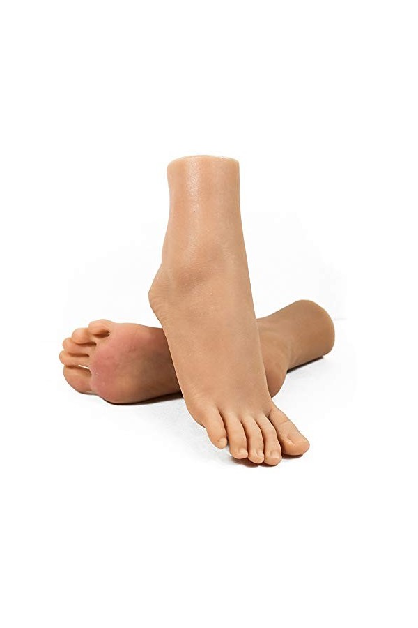 WRQ Silicone Pieds Modèle, Foot Fetishes Foot Toy-36A Fille Modèle Pied - Cheville Hobby - Pied Culture Modèle
