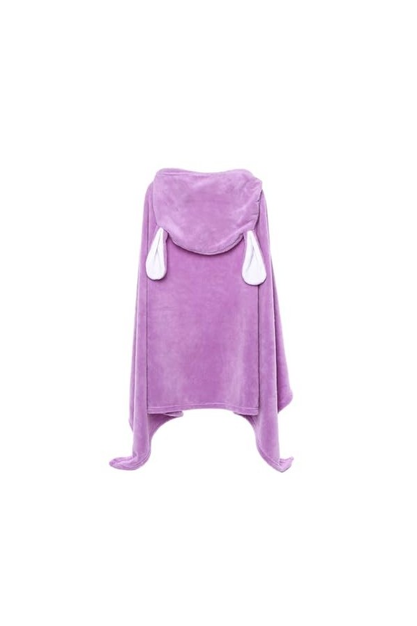 SUIOPPYUW 2 Options de tailles pour serviettes de bain, polyvalentes pour toute la famille, serviette à capuche pour enfants,