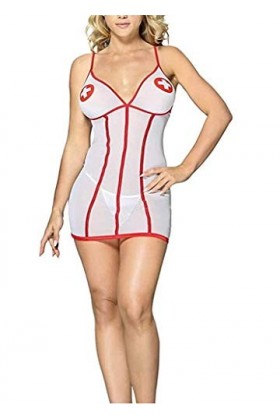 NAVARCH Sexy Woman Outfit Nurse Lingerie Fancy Dress Nurses Costume Sexy Nurse Costumes Naughty Nurse Outfit Fancy Dress Part
