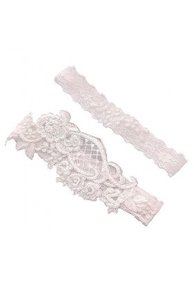 SOIMISS 2 Paires Jarretières pour La Mariée Jarretières De Mariage Jarretière De Mariée Porte-Jarretelles De Mariage Floral J