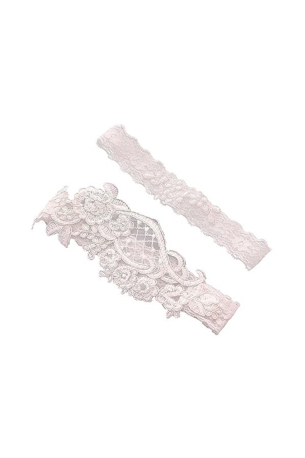 SOIMISS 2 Paires Jarretières pour La Mariée Jarretières De Mariage Jarretière De Mariée Porte-Jarretelles De Mariage Floral J