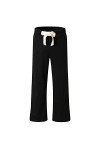 CUTeFiorino Pantalon de golf pour homme - Taille décontractée - Couleur unie, Noir , L