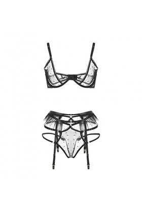 Femme Vêtements De Nuit Sexy Lingerie Sexy Ensemble Erotique sous-Vetements 2 Pièce Ensemble Soutien Gorge et String Dentelle