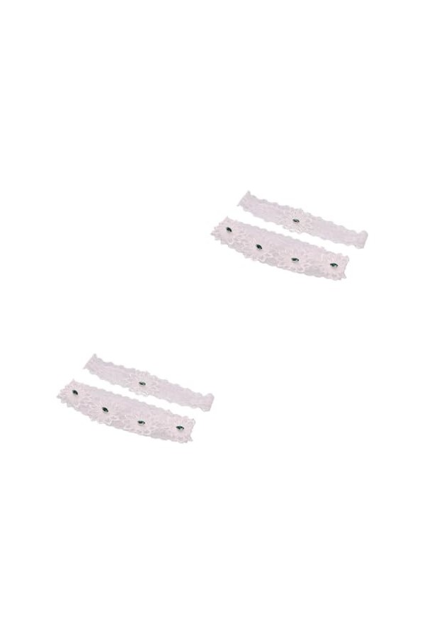 ifundom 1 Paire De Jarretelles De Mariée en Strass