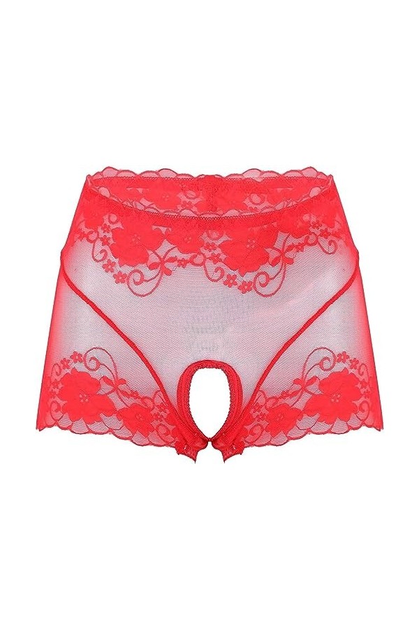 VENEZIANA Culotte for Femme, Maille Transparente à Travers la Culotte de Lingerie Color : Nude, Size : Medium 